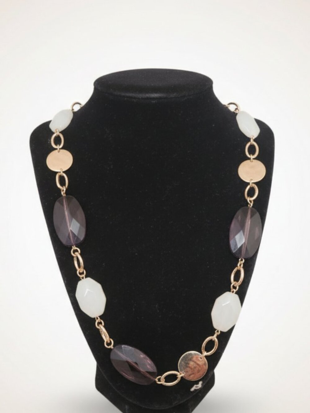 Stunning Statement Necklace - Mixed Media Components. Brand New.